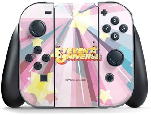 Skinit Decal Gaming Skin Compatible with Nintendo Switch (2017-2021) Joy-Con Controller - Officially Licensed Cartoon Network Steven Universe Steven Universe Characters Design in Kuwait