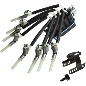 FJ504 Fuel Spider Injector Assembly Compatible with Cadillac Escalade Chevy Express Suburban Tahoe Savana Yukon C1500 C2500 C3500 K1500 5.0L 5.7L V8 Replace Part# 93441235 2173029 25340347 FJ10566