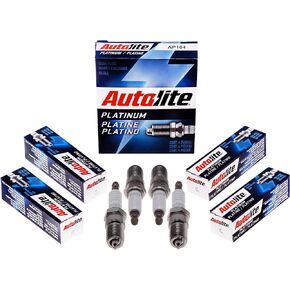 Autolite Platinum AP104 Automotive Replacement Spark Plugs (4 Pack)
