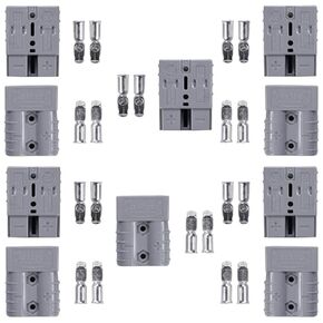Battery Connector 600V 50A 50Amp Battery Quick Connection Plug Connector for Car Van Modes Motorcycle 10Pcs