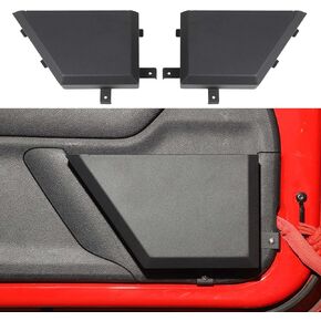 Hoolcar Front Door Storage Pockets, Door Side Insert Organizer Box Metal Door Net Pocket Replacement Compatible with 2011-2017 Jeep Wrangler JKU, Interior Storage Expansion Accessories, American Flag, in Saudi Arabia