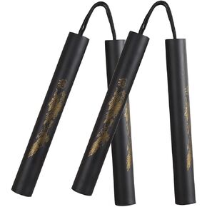 Safe Foam Rubber Training Nunchakus Cord Nunchucks 2PCS for Kids Beginners Practice and Training