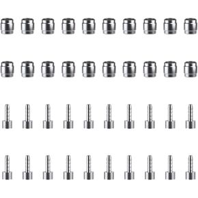 Bicycle Brake Hoses Olive and Brass Connecting Insert Kit for BH59 (20 Pcs)