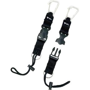 مشبك معدات الغوص العالمي شديد التحمل، والتجديف بالكاياك والرياضات المائية، سريع التحرير، حزام متين، مشبك من الفولاذ المقاوم للصدأ - عبوتان in Kuwait