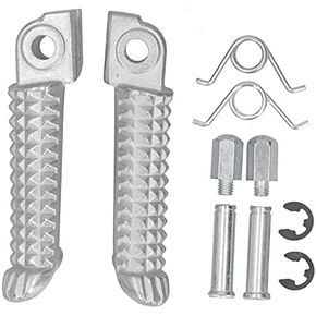 Aramox Foot Rest for Motorcycles, 1 Pair of Motorcycle Foot Pegs, Metal Motorcycle Pedals, Fit for YZF R1 2002‑2012, YZF R6 2003‑2011