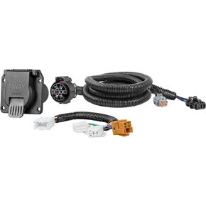 CURT 56226 Vehicle-Side Custom RV Blade 7-Pin Trailer Wiring Harness, Fits Select Nissan Frontier, Pathfinder, Xterra, Suzuki Equator , Black