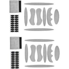 2 Set Cycle Helmet Pads, Helmet Padding Kit, Universal Foam Pads for Motorcycle Bike Cycling Helmet (Black)