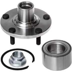Front Wheel Hub and Bearing Compatible With 2002 03 04 05 2006 Nissan Altima (3.5L,V6 Only) 2000-2008 Maxima 2000-2001 Infiniti I30 2002-2004 I35 AUQDD 518516 [5 Lug Hub Repair Kit]