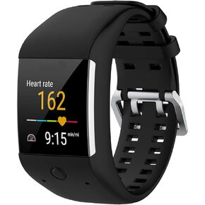 Band for Polar M600, Soft Adjustable Silicone Replacement Wrist Watch Band for Polar M600 Watch