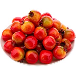 50 PCS Fake Fruits Artificial Olives Simulation Realistic Harvest Party Decor House Kitchen Vase Filler Home Fall Farmhouse Restaurant Photography Props