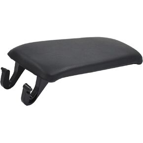 munirater Leather Armrest Center Box Console Lid Cover Black Thin Legs Replacement for 1999-2005 A6 C5 Car 2005-2008 A4 B7 Travel Version
