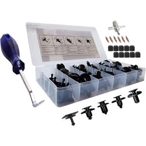 Replacement for Subaru Bumper Fender Clips with Fastenver Remover Kit for 90914-0007 90913-0067 90914-0051 91486-KJ010 90914-0063