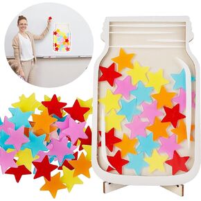 Reward Jar Classroom Magnetic Reward Jar for Classroom Board Personalized Stars Reward Jar for Kids Classroom Reward System
