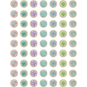ملصقات صغيرة على شكل عصارة من شركة Teacher Created Resources، عبوة من 378 قطعة