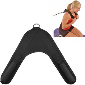 Ab Crunch Harness Cable Attachment Ab Exercise Cable Machine Gym Workout Abdominal Crunch Core Muscle Training Equipment