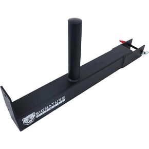 Signature Fitness Belt Squats, Curls, Rows, or Guided Deadlifts Attachment, Fits 2'' x 2'', 3'' x 2'', 3'' x 3'' Racks, Black