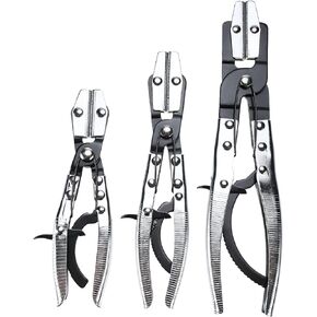 3 pcs Hose Pincher Pliers Pinch-off Pliers Hose Crimping Tool for Pinching Automotive Radiator, Coolant, Heater, Fuel Pinch 8" 10" 12"