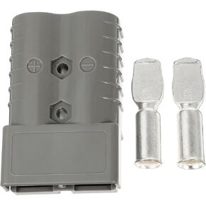 WINOMO 350A 600V Anderson Style Plug Battery Connect Quick Connector with 2 Contacts (Gray)