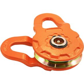 Snatch Block، الحد الأدنى لقوة الكسر 24,000 رطل (12T)، حد حمل العمل 12,000 رطل، للكابل حتى 7/16 بوصة والروافع حتى 12,000 رطل، للجرار والشاحنات وATV وUTV