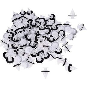 50Pcs 51411973500 Door Panel Clips with Seal Ring Fit for BMW E34 E36 E38 E39 E46 E85 E86 E90 320i 323Ci 323i 325Ci 325i 325xi 328Ci 328i 330Ci 330i 330xi M3 X5 M5 Z3