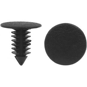 uxcell 50 Pcs Gray Plastic Door Bumper Push Rivets Clip 8.5mm for Auto Car