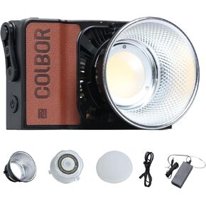Colbor Wonder W100 Led Video Light,100w Power,Wight Only 345g, Illumination 3450Lux@1m,CCT 2700K to 6500K,Support APP Control for Video,Phtography,Youtubers,Live-Streamers