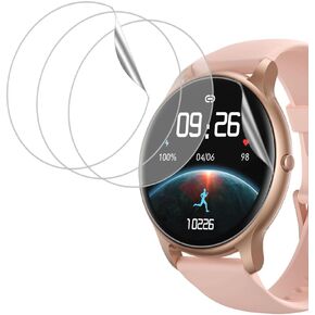 Screen Protector Compatible with Parsonver SR1 1.32" Round Screen Smartwatch, Soft TPU, 4-pack