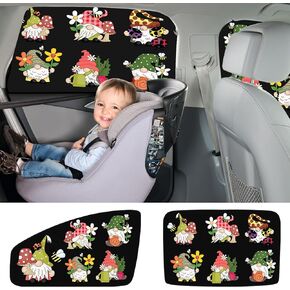 ZATOOTO ظل الشمس لنافذة السيارة، 4 عبوات من ظلال نافذة السيارة للطفل 100٪ تحجب الشمس والحرارة طبقتين ظلال خصوصية السيارة للرضاعة الطبيعية ورحلة الطريق هدايا التماثيل المضحكة للنساء in Kuwait