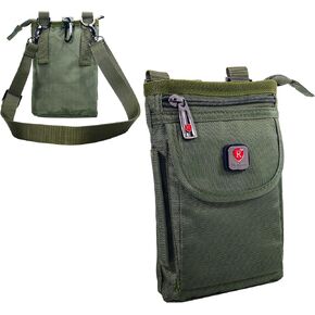 Small Crossbody Phone Bag, Ranboo Belt Pouch Waist Bag for Travel Outdoor Hiking, iPhone 15 14 13 12 11 Pro Max Samsung Galaxy A53 S23+ Note9 Holster Belt Clip Carrying Case Shoulder Cell Phone Purse