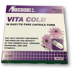 Afassco 581 Vita Cold Capsules - 50 / BX in Saudi Arabia