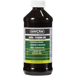 Geri-Care Cold and Cough Relief 100 mg / 5 mL Strength Liquid, 16 oz. Each