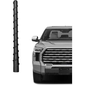 for Toyota Truck Short Antenna Fit for Toyota Tundra (1999-2024) | Tacoma (1996-2016) | 7" Spiril Flexible Rubber Antenna, Optimized AM/FM Radio Reception | for Toyota Truck Radio Accessories