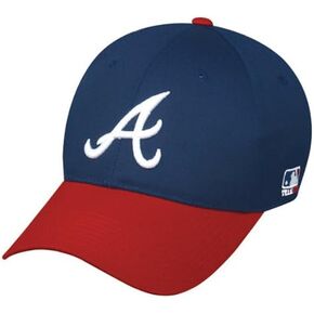 Outdoor Cap Atlanta Braves (Home/White A Logo) Youth (Under 12) Adjustable Baseball Hat Officially Licensed Major League Replicau