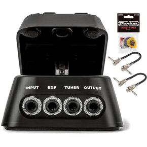 Dunlop DVP5 Volume (X) 8 Pedal Bundle with Dunlop Pick Pack and 2 MXR Patch Cables