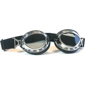 Vintage Aviator Pilot Style Motorcycle Cruiser Scooter Goggle