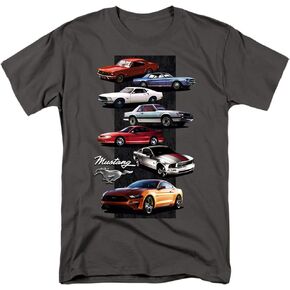 Ford Mustang Mustang Stack Unisex Adult T Shirt for Men and Women
