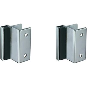 Harris Hardware TP5210-0 Strike & Keeper Die Cast Zamac Bracket for 1-1/4" Thick Pilaster, Chrome Plated
