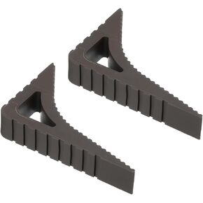 PATIKIL 2 Pcs Door Stoppers, Door Stop Doorstop Rubber Door Stopper Wedge Small Door Wedge Sturdy Window Stopper for Bottom of Door Floor Inside Wall, White