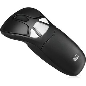 Adesso iMouse P30 Air Mouse GO Plus USB Wireless Cursor Controler for TV, Projector, Security Camera, CCTV, Desktop, Laptop, Presentation Clicker with Charging Stand