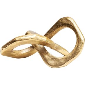 Bloomingville Antique Metal Knot Figurine, Black