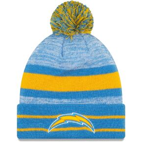 New Era Unisex-Adult NFL Official Sport Knit Classic Cuffed Knit Pom Beanie Hat