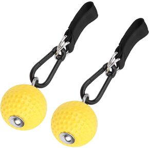 Pull Up Grips Ball Grip Strength Trainer, Climbing Grip Strength Training Pull Up Grips Handles, Cable Machine Attachments, Pull Down Attachment for Hand Wrist Finger Forearm Biceps