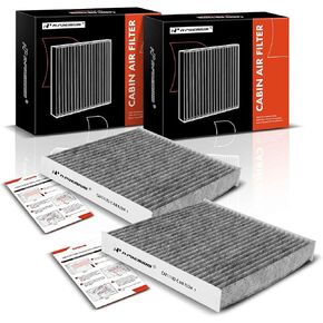 A-Premium 2 Pack Cabin Air Filter, Fits for CF11182 Select Acura and Honda Models, Integra, MDX, RDX, TLX, Civic, CR-V, CR-Z, Fit, HR-V, Insight, Odyssey, Fits Like OEM, w/Activated Carbon