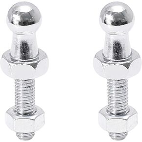 X AUTOHAUX 2 Set 10mm M6x20mm Car Gas Strut Ball Studs Silver Tone for Gas Struts Shocks