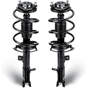 Front Complete Struts Assembly w/Coil Spring Shock Absorber Compatible with 2007-12 Dodge Caliber 2L FWD, Replace 172367 172368, 2Pcs