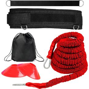 Speed Training Equipment, Resistance Bungee Band Multi-Sport Resistance Training Kit Improve Speed Fitness Agility Power Speed Strength Vertical Jumping Basketball Tennis Football