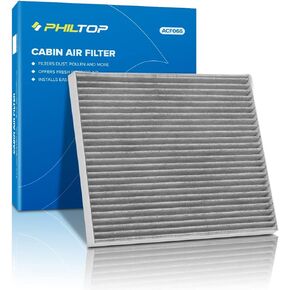 PHILTOP Cabin Air Filter, Replacement for CF12283, Pacifica(2017-2021), Voyager(2020-2021), Grand Caravan(2021), Premium Cabin Filter with Activated Carbon Filter, Pack of 1