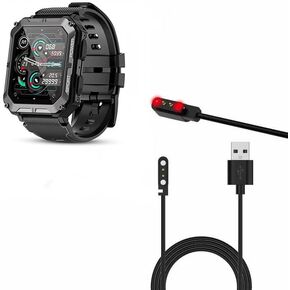 Compatible with PUREROYI C20 pro Smart Watch Smartwatch Charger, Magnetic USB Charging Cable Replacement Charger for Rgthuhu Tensky C20pro smartwatches