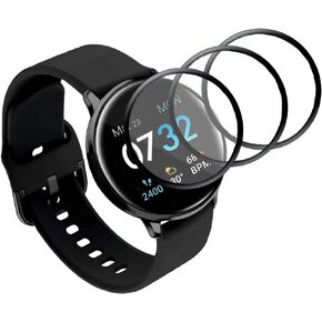 متوافق مع واقي شاشة iTOUCH Sport 3، Lamshaw [3 عبوات] Lamshaw ثلاثي الأبعاد بتغطية كاملة لشاشة PET الناعمة متوافق مع iTOUCH Sport 3 / i Touch Sport 3 SE SMARTWATCH (3 عبوات)