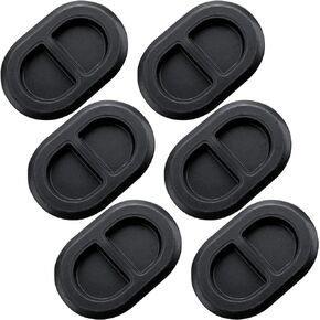 PAGOW 6pcs Car Floor Pan Drain Plug for Wrangler JK JKU JL 2007-2021, and 2020 Gladiator JT 68194821AA Rubber Body Plug
